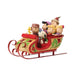 Peanuts characters in a festive sleigh figurine