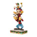 Decorative figurine of a character with a festive outfit on a white background