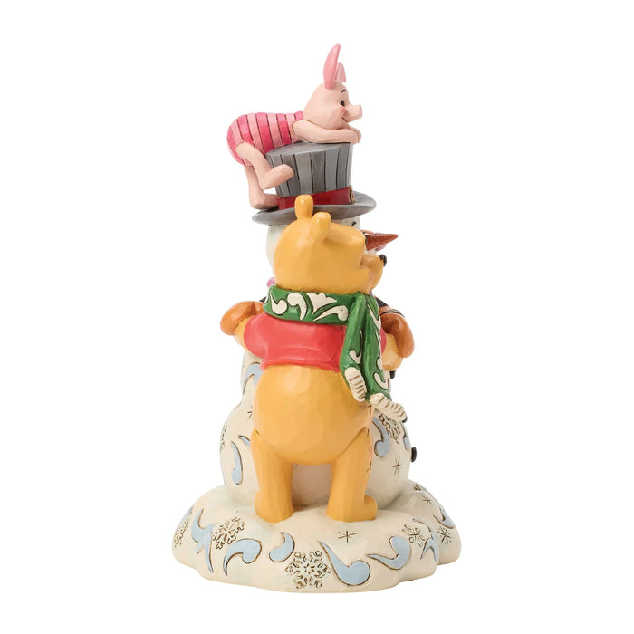 Animated character figurine with a bear and piglet on a white background