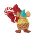Animated character holding a candy cane on a white background