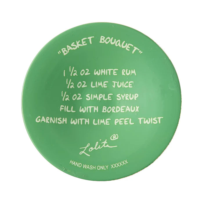 Green round container with white text and 'Lolita' branding on a white background
