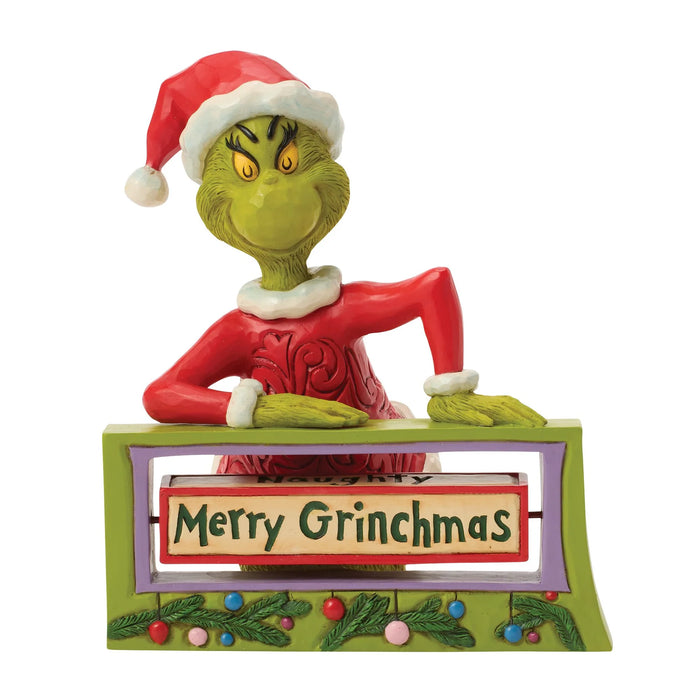 Grinch with Rotating by Jim Shore
