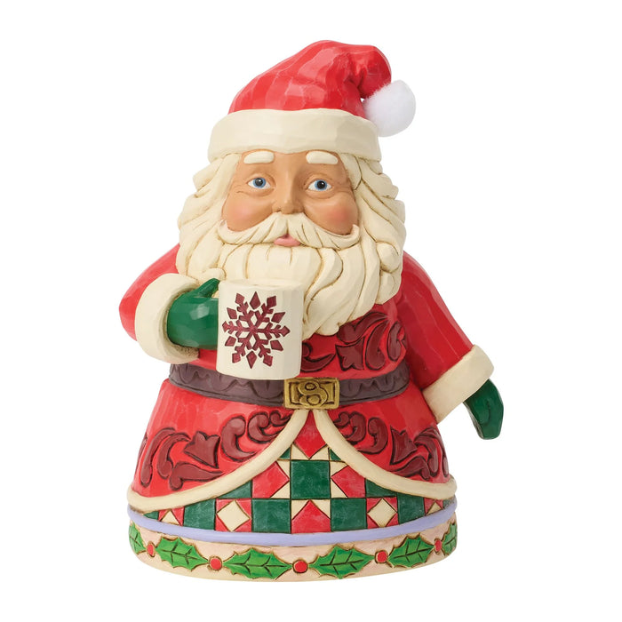Santa Drinking Hot Cocoa by Jim Shore