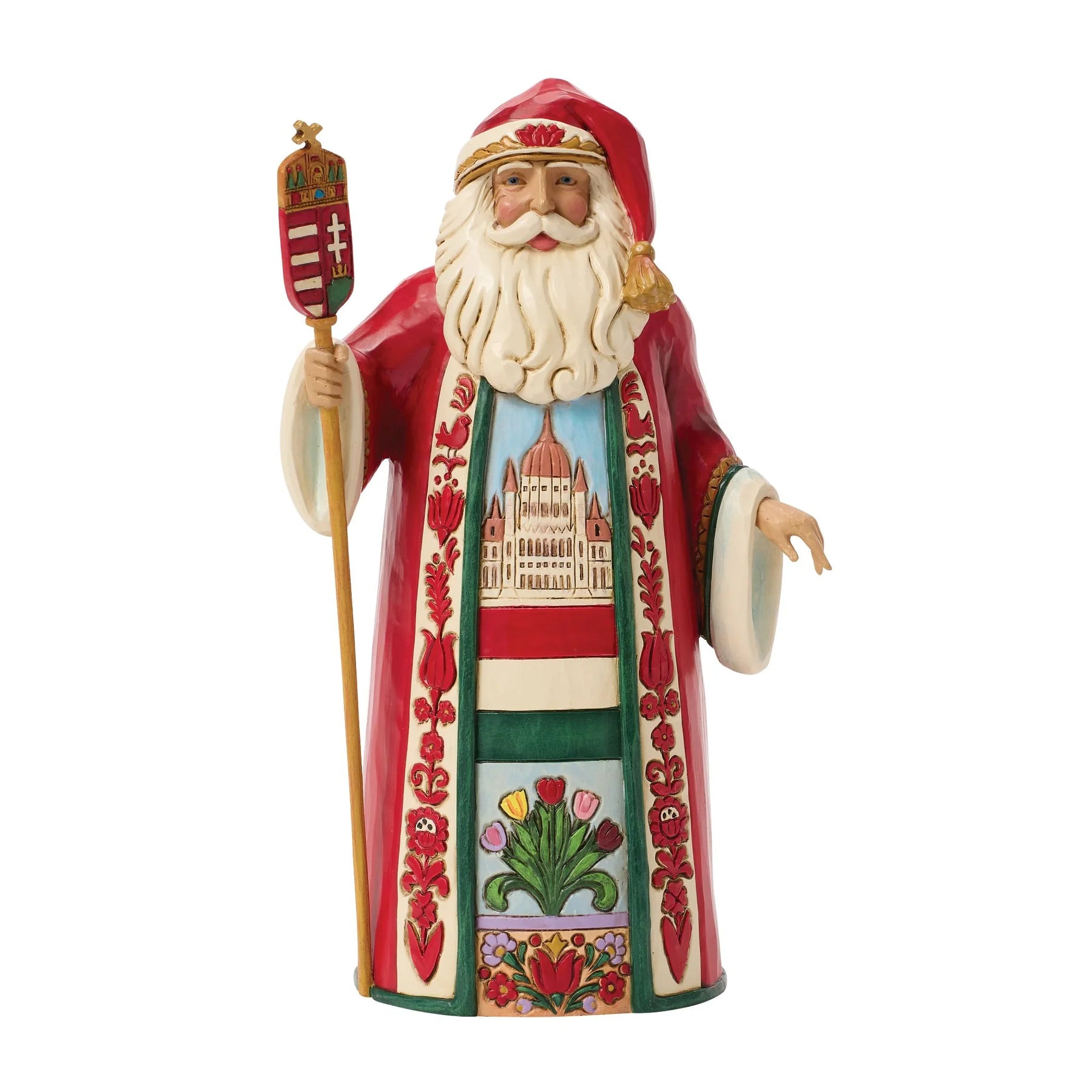 Hungarian Santa Figurine by Jim Shore - Trudy's Hallmark