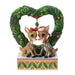 Rudolph & Clarice Heart Wreathe by Jim Shore