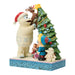 Bumble Holding Rudolph by Tree by Jim Shore