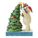 Bumble Holding Rudolph by Tree by Jim Shore