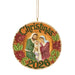 Decorative Christmas ornament with 'Christmas 2026' text and nativity scene.