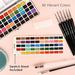 50 Color Watercolor Paint Set