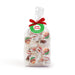 Bag of Jolly Treats marshmallows with Christmas-themed designs on a white background