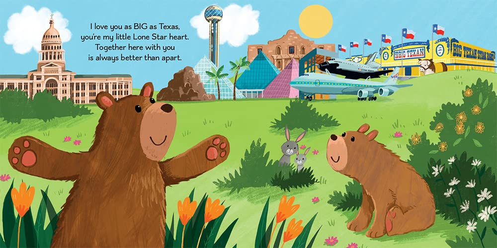 I Love You as Big as Texas Board Book