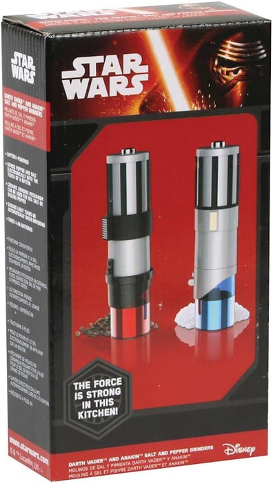 Star Wars™ Lightsaber Electric Salt & Pepper Mill Grinder Set