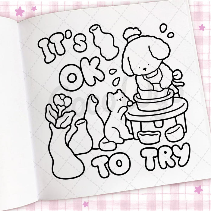 Cozy Vibes Coloring Book