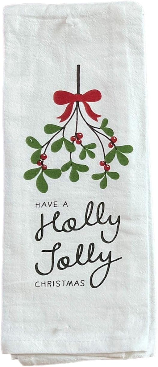 Holly Jolly towel