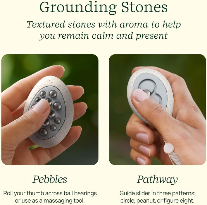 Lifelines Grounding Stones - Meditative Fidget Collection & Essential Oil Blend