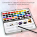 50 Color Watercolor Paint Set