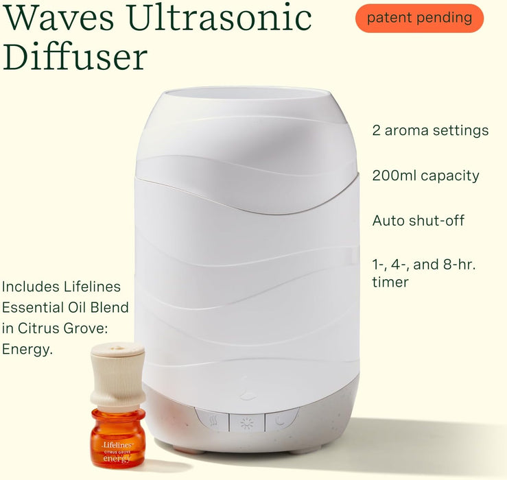 Lifelines Waves Ultrasonic Diffuser