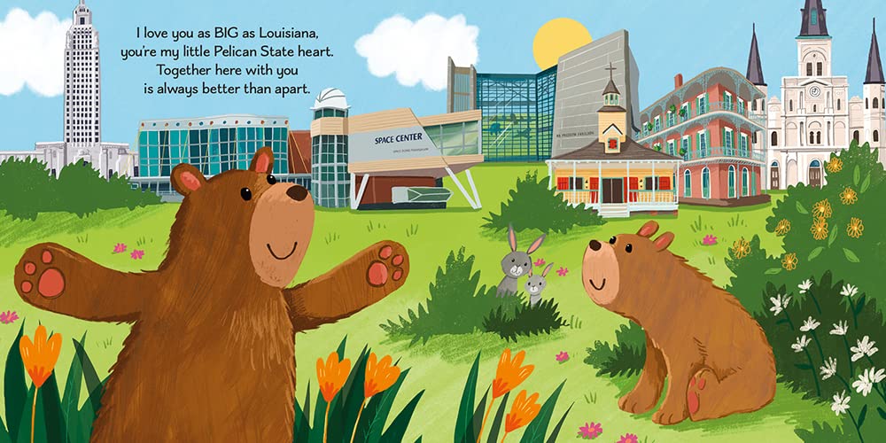 I Love You as Big as Louisiana Board Book