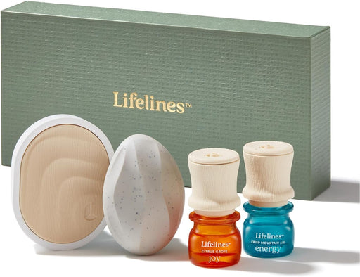 Lifelines Sensory Immersion - Grounding Stone Collection & Essential Oil Blend