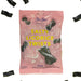 Pink package of BonBon Salty Licorice Twists with licorice twisters around it on a white background