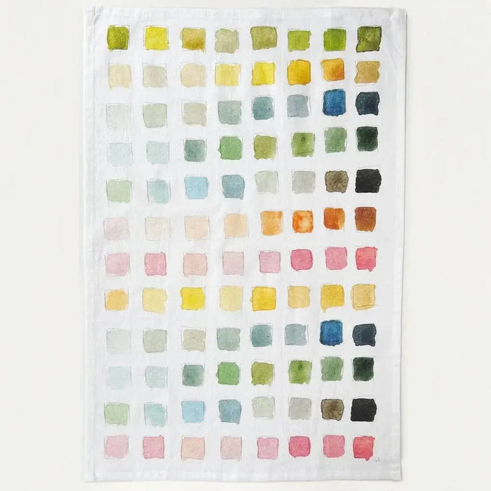 Paint Swatch Cotton Tea Towel
