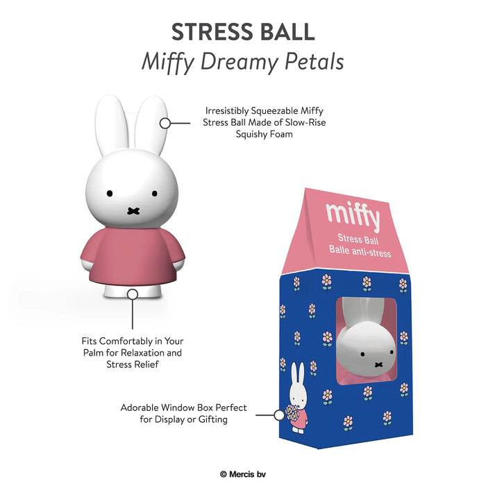 Miffy Dreamy Petals Squishy Stress Ball