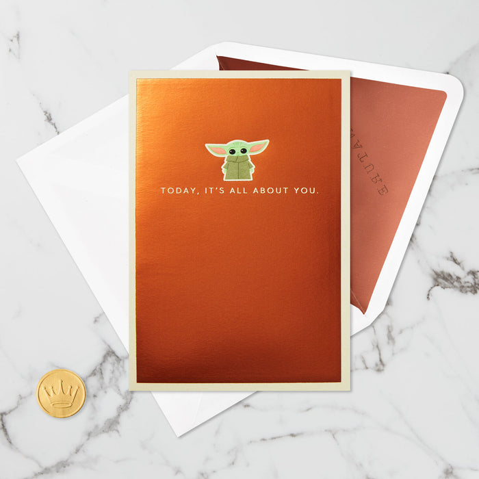 Star Wars: The Mandalorian™ The Child™ Today Is All About You Card