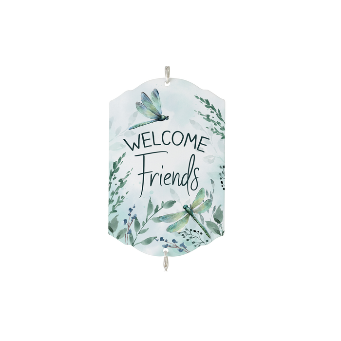 "Welcome Friends" 18" Picture Perfect Chime
