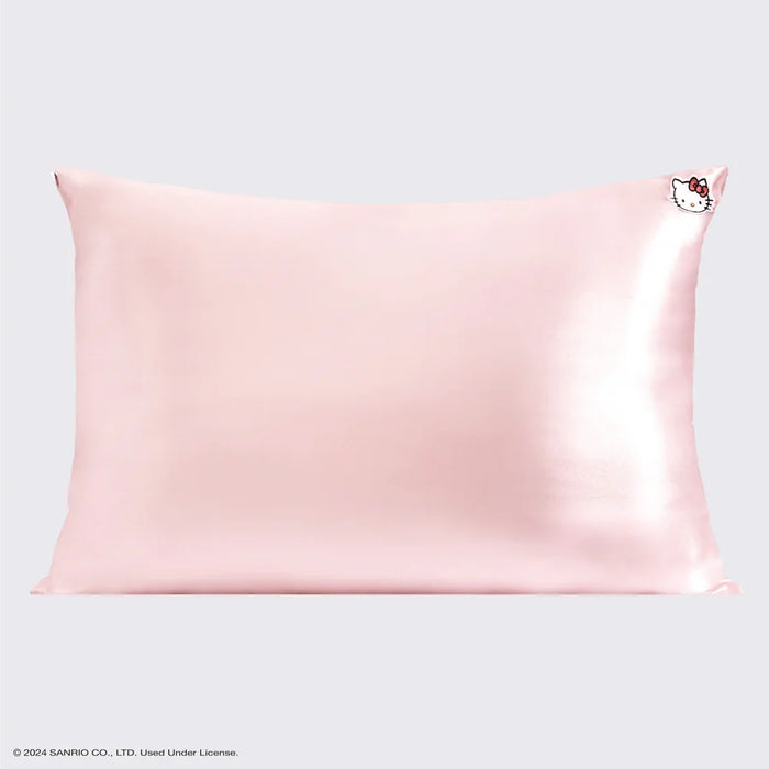 Kitsch x Hello Kitty Satin Pillowcase in Pink Hello Kitty Face - Standard