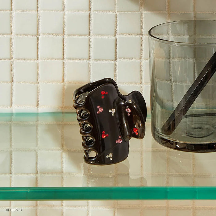 Kitsch x Mickey and Minnie Cloud Claw Clip in Black Rhinestone