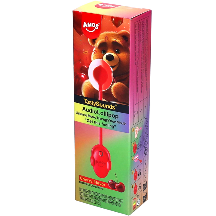 TastySounds Sweet Pop Cherry Audio Lollipop