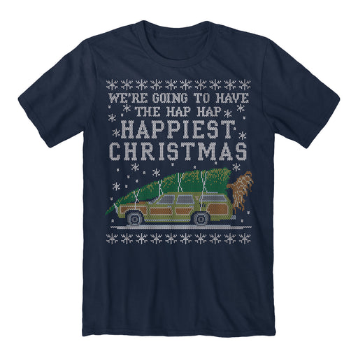 Happiest Christmas Navy Unisex T-Shirt