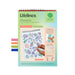 Lifelines FlowArt Trace Art Kit packaging with colorful design and text on a white background