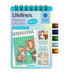 Lifelines FlowArt Mini Dot & Stamp set packaging with tiger illustration on a white background