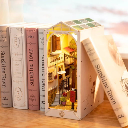 Sunshine Town Book Nook Shelf Insert Model Kit