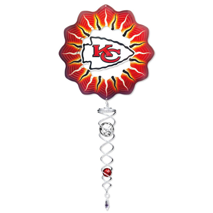 Kansas City Chiefs NFL Wind Spinner Mini Set