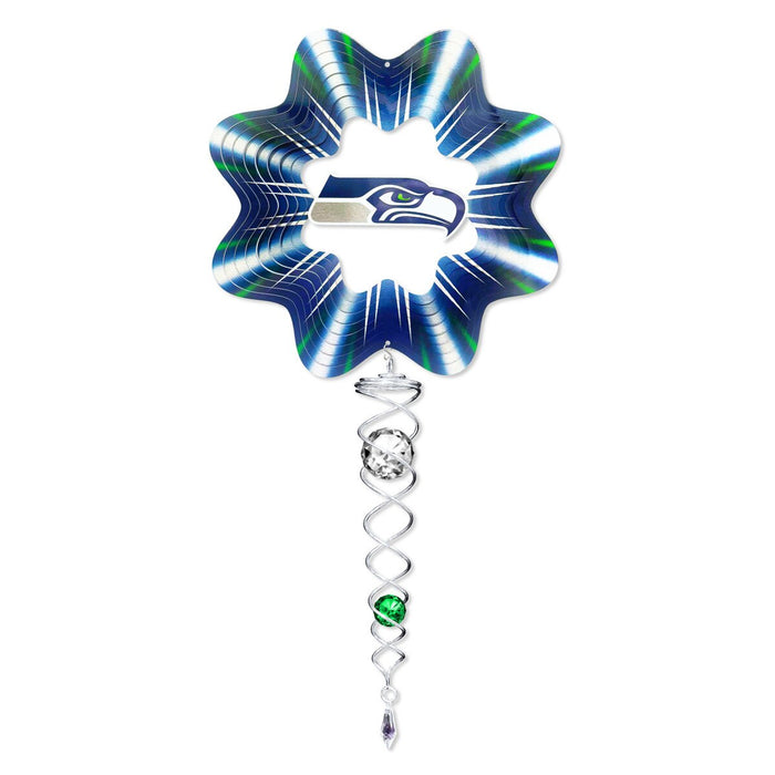 Seattle Seahawks NFL Wind Spinner Mini Set