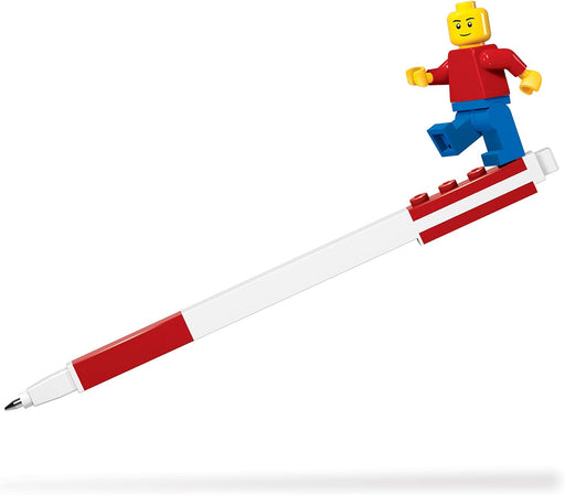 LEGO® Iconic Gel Pen with Minifigure - Red