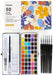 50 Color Watercolor Paint Set