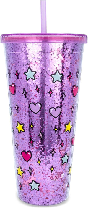 Hello Kitty Confetti Cold Cup Tumbler with Straw