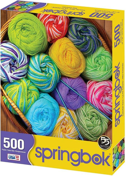 Colorful Yarn 500 Piece Jigsaw Puzzle