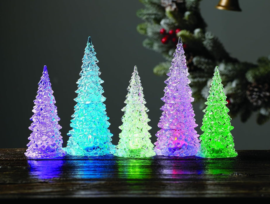 Multi-colored Lighted Tree Set