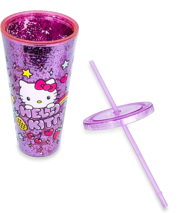 Hello Kitty Confetti Cold Cup Tumbler with Straw