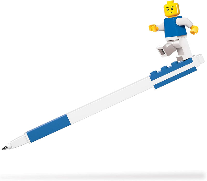 LEGO® Iconic Gel Pen with Minifigure - Blue