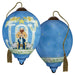 Joy To The World Deb Strain Hand Painted Blown Glass Ornament