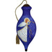 Joyeux Noel Ileana Oakley Hand Painted Blown Glass Ornament