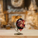Furry And Bright Claudia McKinney Hand- Painted Blown Glass Ornament