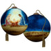 A Nativity Of Radiant Hope Ivan Guarderrama Hand-Painted Blown Glass Ornament