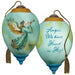  Angels We Have Heard On High Nicole DeCamp Hand-Painted Blown Glass Ornament