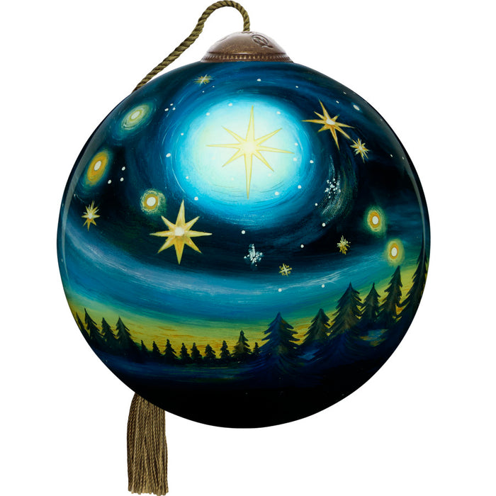 Peace On Earth Starry Night Ornament